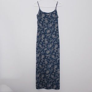 Old Navy Blue Paisley & Floral Dress